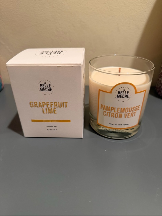 La Belle Meche Other - La Belle Mèche Pamplemousse Citron Vert Candle 6.5 oz NEW IN BOX France
